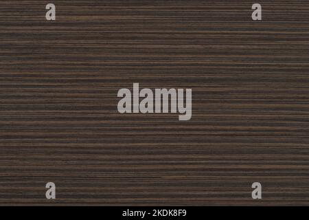 Textur aus exotischem Brown Wenge 12 Holzfurnier Stockfoto