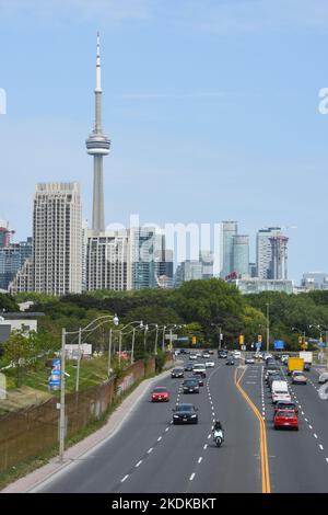 Lake Shore Blvd W - Toronto, Kanada Stockfoto