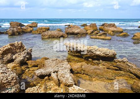 Felsige Ufer Stockfoto
