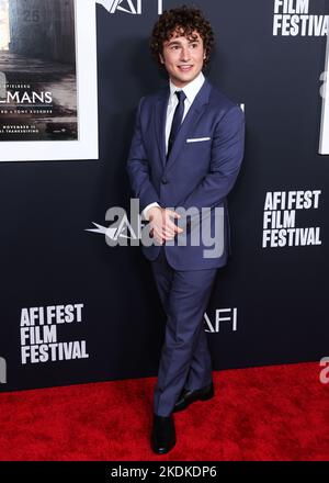 HOLLYWOOD, LOS ANGELES, KALIFORNIEN, USA - 06. NOVEMBER: Gabriel LaBelle kommt zum AFI Fest 2022 - Closing Night Special Screening of Universal Pictures' 'The Fabelmans', das am 6. November 2022 im TCL Chinese Theatre IMAX in Hollywood, Los Angeles, Kalifornien, USA, stattfand. (Foto von Xavier Collin/Image Press Agency) Stockfoto