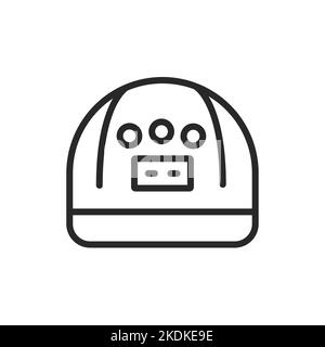 UV, LED-Lampe Farbliniensymbol. Isoliertes Vektorelement. Stock Vektor