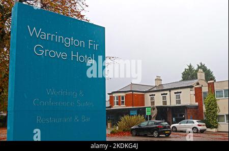 Warrington Fir Grove Best Western Sure Collection Hotel, Knutsford Old Road, Grappenhall, Warrington, Ceshire, ENGLAND, GROSSBRITANNIEN, WA4 2LD Stockfoto