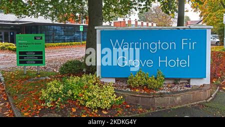 Warrington Fir Grove Best Western Sure Collection Hotel, Knutsford Old Road, Grappenhall, Warrington, Ceshire, ENGLAND, GROSSBRITANNIEN, WA4 2LD Stockfoto