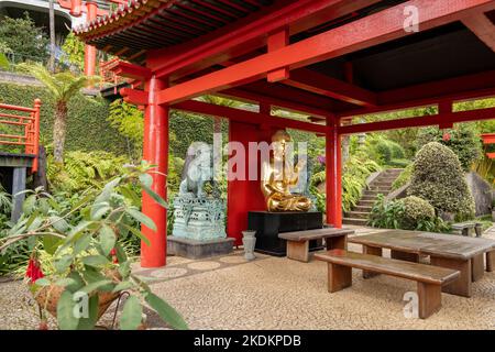 Monte Palace Gardens, Monte, Funchal, Madeira, Portugal. Stockfoto