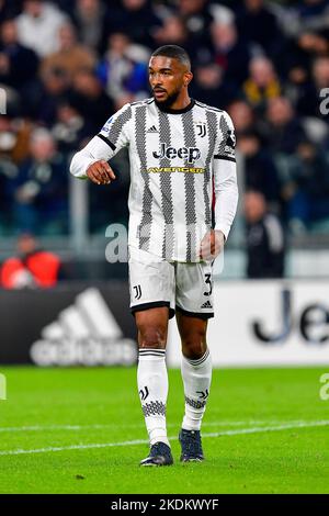 Turin, Italien. 06., November 2022. Bremer (3) von Juventus sah während der Serie Ein Spiel zwischen Juventus und Inter im Allianz Stadium in Turin. (Bildnachweis: Gonzales Photo - Tommaso Fimiano). Stockfoto