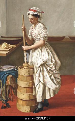 Valentine Cameron Prinsep - Die Butter Churn Stockfoto