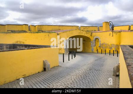 Das innere Tor von Olivença, Elvas, Alentejo, Portugal Stockfoto