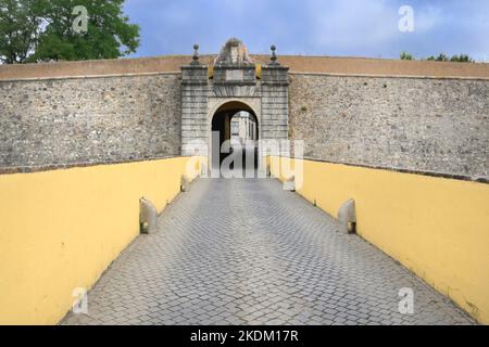 Das innere Tor von Olivença, Elvas, Alentejo, Portugal Stockfoto