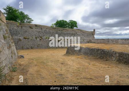 Olivença äußere Torbefestigungen, Elvas, Alentejo, Portugal Stockfoto