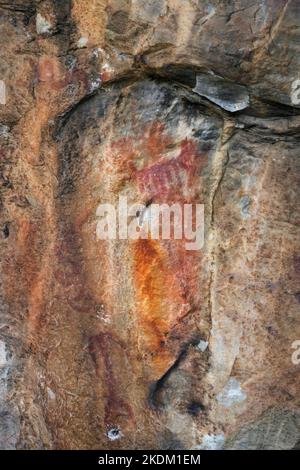 Felsmalereien, Junco-Tal, Arronches, Alentejo, Portugal Stockfoto