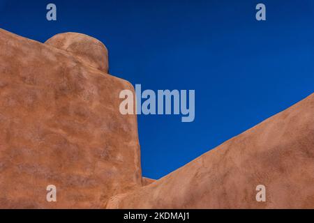 Painted Desert Inn entworfen im Pueblo Revival Stil im Petrified Forest National Park, Arizona, USA Stockfoto