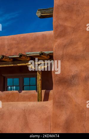 Painted Desert Inn entworfen im Pueblo Revival Stil im Petrified Forest National Park, Arizona, USA Stockfoto