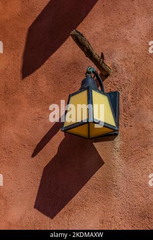 Painted Desert Inn entworfen im Pueblo Revival Stil im Petrified Forest National Park, Arizona, USA Stockfoto