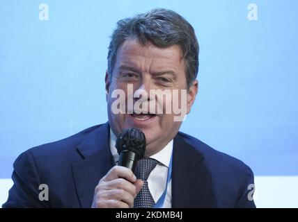 Colm Kelleher, Chairman der UBS Group AG, spricht auf dem Global Financial Leaders' Investment Summit im Four Seasons Hotel. 02NOV22 SCMP/Sam Tsang Stockfoto