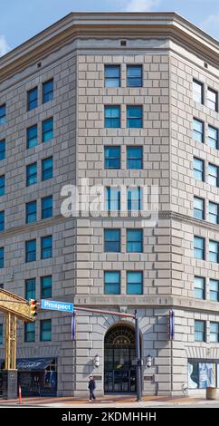 Hanna Building Annex, jetzt die Residences at Hanna Apartments. Stockfoto