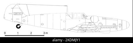 Messerschmitt Bf 109G-6 Stockfoto