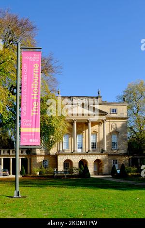 Tho Holburne Museum in Bath Somerset UK. Heimat von Lady Danbury in Bridgerton. Stockfoto