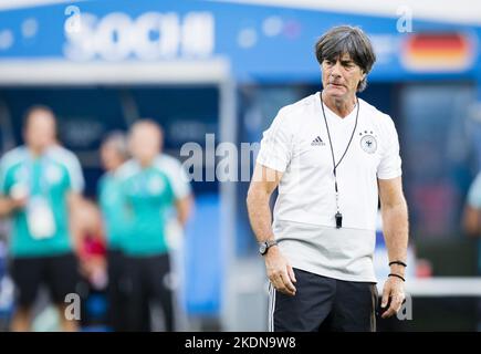 Sotschi, 22.06.2018 Trainer Joachim Lšw (Deutschland) bekannt Training DFB Nationalmannschaft Fisht Stadion - Olympiastadion Copyright (nur fŸr journ Stockfoto