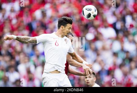 Moskau, 20.06.2018 Jose Fonte (Portugal) Portugal - Marokko Copyright (nur fŸr journalistische Zwecke) by : Moritz MŸller, Wilhelm-Raabe-Str.18, 404 Stockfoto