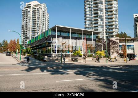 Burnaby Public Library, Burnaby, British Columbia, Kanada Stockfoto