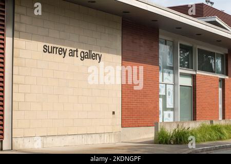 Surrey Art Gallery, Surrey, British Columbia, Kanada Stockfoto