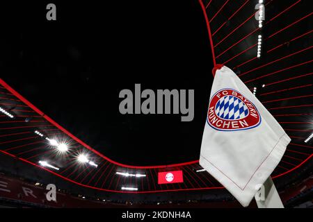 München, 1.. November 2022. Ein allgemeiner Blick in das Stadion vor dem Spiel der UEFA Champions League in der Allianz Arena, München. Bildnachweis sollte lauten: Jonathan Moscrop / Sportimage Stockfoto