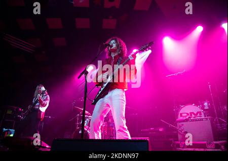 Fotos der Pacific Avenue, die am 31.. Oktober 2022 im Barrowland Ballroom in Glasgow auftrat Stockfoto