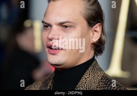 München, Deutschland. 07.. November 2022. Wilson Ochsenknecht kommt zur deutschen Premiere des Films 'die Zauberflöte - das Vermächtnis der Zauberflöte' ins Gärtnerplatztheater. Quelle: Sven Hoppe/dpa/Alamy Live News Stockfoto