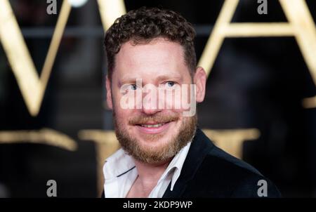 München, Deutschland. 07.. November 2022. Marco Kreuzpaintner kommt zur deutschen Premiere des Films 'die Zauberflöte - das Vermächtnis der Zauberflöte' ins Gärtnerplatztheater. Quelle: Sven Hoppe/dpa/Alamy Live News Stockfoto