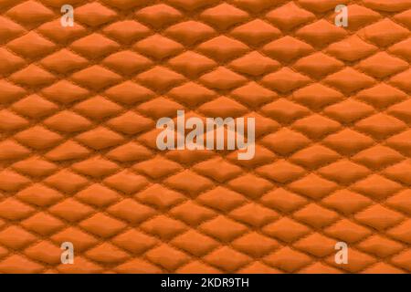 Raute Rhombus Muster orange Geometrie abstraktes Design Textur moderne nahtlose Hintergrund. Stockfoto