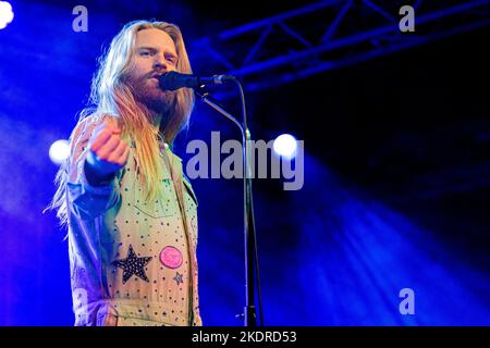 Italien 6 November 2022 Sam Ryder - samhairwolfryder - live im Circolo Magnolia © Andrea Ripamonti / Alamy Stockfoto