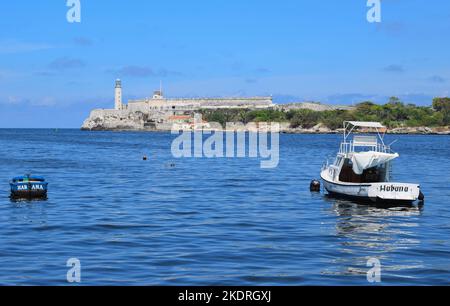 Burg der drei Könige von Morro, Havanna, Kuba Stockfoto