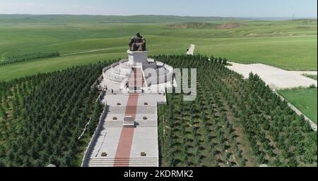 Innere Mongolei West ujimqin: Waren ulam buddhistischen Schrein wutai Stockfoto