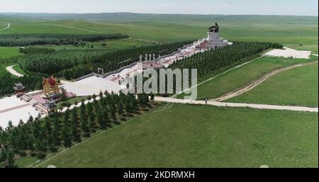 Innere Mongolei West ujimqin: Waren ulam buddhistischen Schrein wutai Stockfoto