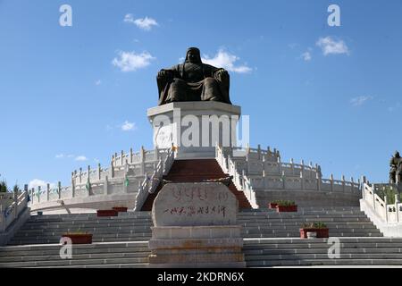 Innere Mongolei West ujimqin: Waren ulam buddhistischen Schrein wutai Stockfoto