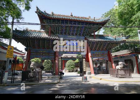 Shaanxi Xianyang Konfuzianstempel Stockfoto