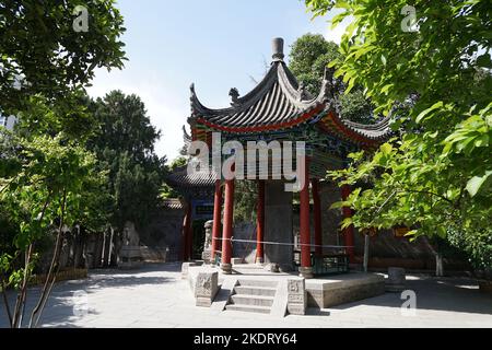 Shaanxi Xianyang Konfuzianstempel Stockfoto