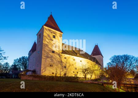 Orth an der Donau: Schloss Orth in Donau, Niederösterreich, Niederösterreich, Österreich Stockfoto