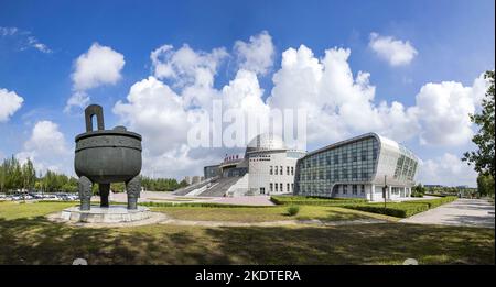 Jugendpalast der Stadt Daqing (Wissenschafts- und Technologiemuseum) Stockfoto