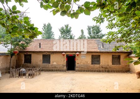 Shandong gaomi Nordost Township: Mo yan lebt Stockfoto