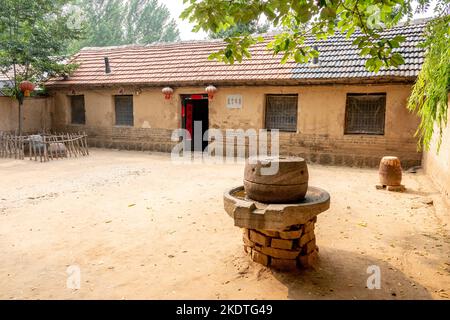 Shandong gaomi Nordost Township: Mo yan lebt Stockfoto