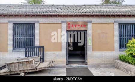 Shandong gaomi Nordost Township: Mo yan lebt Stockfoto