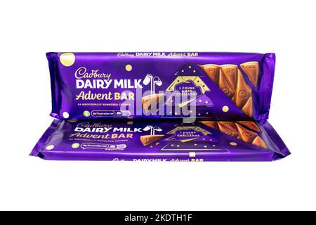 Cadbury Dairy Milk Adventsbar Stockfoto