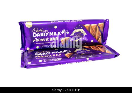 Cadbury Dairy Milk Adventsbar Stockfoto