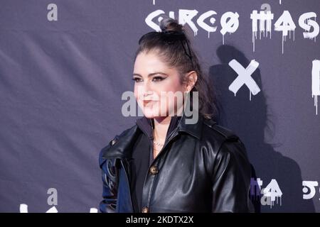 Rom, Italien. 08.. November 2022. Beatrice Antolini nimmt an der Premiere des Films 'Vasco - Live Roma Circo Massimo' in Rom Teil (Foto: Matteo Nardone/Pacific Press) Quelle: Pacific Press Media Production Corp./Alamy Live News Stockfoto