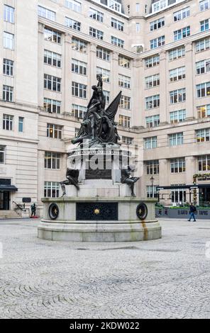 Nelson's Monument in Exchange Flags, Liverpool Stockfoto