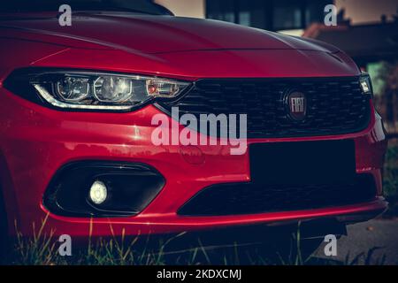 Fiat Tipo SW Personalisierte schwarze Teile Stockfoto