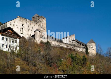 Österreich, Schloss Heinfels in Silian, Osttirol Stockfoto