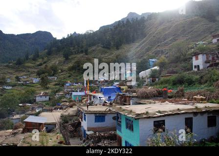 Das Dorf Juphal in Nepal Stockfoto