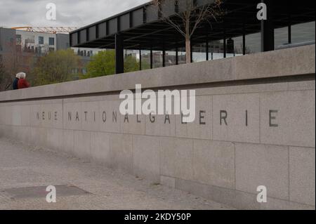 Berlin (Deutschland) Neue Nationalgalerie Stockfoto